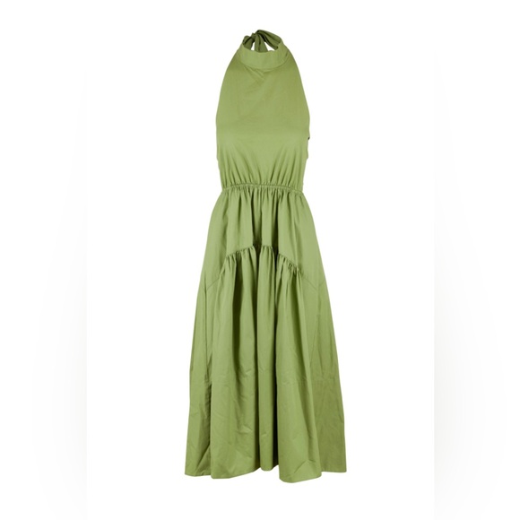 Vince Draped Neck Halter Dress - Picture 2 of 6